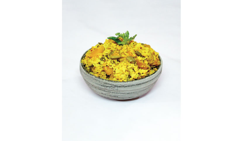পূজার আহারে বাহারি খাবার